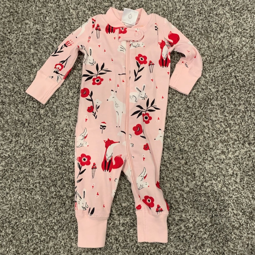Pink newborn Hanna Andersson sleeper